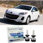 Photon Mazda 3 LED Xenon Kısa Far Ampulü H11 Access Yeni Seri Beyaz 2009-2013 - 00-Beyaz