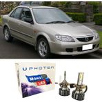 Photon Mazda 323 LED Xenon Uzun + Kısa Far Ampulü H4 Mono Yeni Seri Beyaz