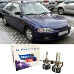 Photon Mitsubishi Colt LED Xenon Uzun + Kısa Far Ampulü H4 Mono Yeni Seri Beyaz 1998-2003