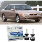 Photon Mitsubishi Galant LED Xenon Uzun + Kısa Far Ampulü H4 Access Yeni Seri Beyaz 1994 - 1997 - 00-Beyaz