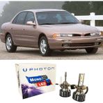 Photon Mitsubishi Galant LED Xenon Uzun + Kısa Far Ampulü H4 Mono Yeni Seri Beyaz 1994 - 1997
