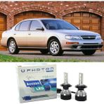 Photon Nissan Maxima Qx LED Xenon Uzun + Kısa Far Ampulü H4 Access Yeni Seri Beyaz - 00-Beyaz