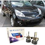 Photon Nissan Note LED Xenon Uzun + Kısa Far Ampulü H4 Mono Yeni Seri Beyaz 2006-2012