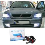 Photon Opel Astra G LED Xenon Kısa Far Ampulü H7 Ultimate 9500 Lumens Yeni Seri Beyaz 1998-2004