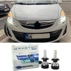 Photon Opel Corsa D LED Xenon Uzun Far Ampulü H1 Access Yeni Seri Beyaz 2006-2014 - 00-Beyaz