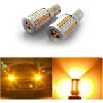 Photon Oto LED Sinyal Ampulü PY21W Tak Kullan 2 Adet Turuncu Arıza Uyarısı Vermeyen Tasarım