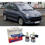 Photon Peugeot 1007 Uzun+Kısa Far Ampulü H4 Duo Yeni Seri Beyaz 2005-2009