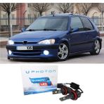 Photon Peugeot 106 LED Xenon Uzun + Kısa Far Ampulü H4 Ultimate 9500 Lumens Yeni Seri Beyaz