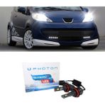 Photon Peugeot 107 LED Xenon Uzun + Kısa Far Ampulü H4 Ultimate 9500 Lumens Yeni Seri Beyaz