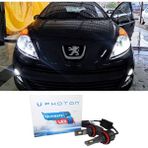 Photon Peugeot 207 LED Xenon Kısa Far Ampulü H7 Ultimate 9500 Lumens Yeni Seri Beyaz