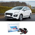 Photon Peugeot 3008 LED Xenon Kısa Far Ampulü H7 Ultimate 9500 Lumens Yeni Seri Beyaz 2013-2016