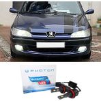 Photon Peugeot 306 LED Xenon Kısa Far Ampulü H7 Ultimate 9500 Lumens Yeni Seri Beyaz 1996+