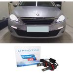 Photon Peugeot 308 LED Xenon Uzun Far Ampulü H1 Ultimate 9500 Lumens Yeni Seri Beyaz