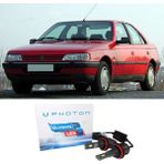 Photon Peugeot 405 LED Xenon Uzun + Kısa Far Ampulü H4 Ultimate 9500 Lumens Yeni Seri Beyaz