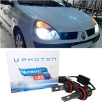 Photon Renault Clio 2 LED Xenon Uzun Far Ampulü H1 Ultimate 9500 Lumens Yeni Seri Beyaz 2002-2006