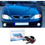 Photon Renault Megane 1 LED Xenon Sis Far Ampulü H1 Ultimate 9500 Lumens Yeni Seri Beyaz