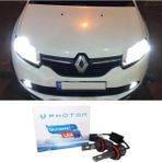Photon Renault Symbol LED Xenon Kısa Far Ampulü H7 Ultimate 9500 Lumens Yeni Seri Beyaz