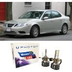 Photon Saab 9-3 LED Xenon Uzun + Kısa Far Ampulü H4 Mono Yeni Seri Beyaz