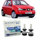 Photon Seat Arosa LED Xenon Uzun Far Ampulü H3 Access Yeni Seri Beyaz 2000-2005 - 00-Beyaz
