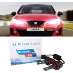 Photon Seat Ibiza Mk4 LED Xenon Uzun Far Ampulü H7 Ultimate 9500 Lumens Yeni Seri Beyaz 2008-2016