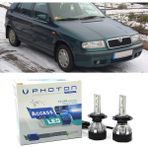Photon Skoda Felicia LED Xenon Uzun+Kısa Far Ampulü H4 Access Yeni Seri Beyaz - 00-Beyaz