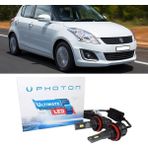 Photon Suzuki Swift LED Xenon Uzun+Kısa Far Ampulü H4 Ultimate 9500 Lumens Yeni Seri Beyaz 2005-2022