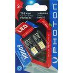 Photon T10 W5W PH7020 B2 Beyaz LED Ampul 6000K Abarth Araç Modeli İçin Uzun Süreli Kullanım