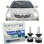 Photon Toyota Corolla E150 LED Xenon Sis Farı Ampulü H11 Access Yeni Seri Beyaz 2007-2013 - 00-Beyaz