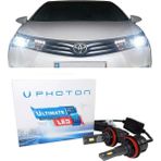 Photon Toyota Corolla E170 LED Xenon Kısa Far Ampulü H11 Ultimate 9500 Lumens Yeni Seri Beyaz 2013-2018