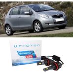 Photon Toyota Yaris LED Xenon Uzun+Kısa Far Ampulü H4 Ultimate 9500 Lumens Yeni Seri Beyaz 2005-2013