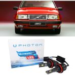 Photon Volvo 480 LED Xenon Uzun+Kısa Far Ampulü H4 Ultimate 9500 Lumens Yeni Seri Beyaz