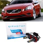 Photon Volvo S60 LED Xenon Uzun Far Ampulü H9 Ultimate 9500 Lumens Yeni Seri Beyaz