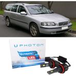 Photon Volvo V70 LED Xenon Kısa Far Ampulü H7 Ultimate 9500 Lumens Yeni Seri Beyaz 2004-2008