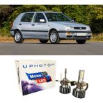 Photon Vw Golf 3 Uzun+Kısa Far Ampulü H4 Mono Yeni Seri Beyaz 1993-1999
