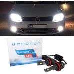 Photon Vw Jetta Mk6 LED Xenon Sis Farı Ampulü Hb4 Ultimate 9500 Lumens Yeni Seri Beyaz 2010-2018