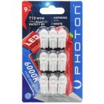 Photon W5W T10 9 Adet Dipsiz Led Tavan Park Plaka Ampulü