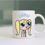 Photonom Kişiye Özel Kupa Hediyelik Power Puff Girls Temalı 3lü Arkadaş Hediyesi - 1 Adet - Yeşil