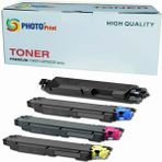 Photoprint Kyocera TK-5270 Ecosys P6230CDN 4 Renk Muadil Toner Seti 6.000 Sayfa Chipli - 1 g - Siyah