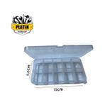 Pht Organizer Şeffaf Kutu Hobby, Takı, Boncuk, 10 Bölmeli ( 13CM x 6,6cm ) PLT2800010