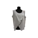 Phuti Collection ASİMETRİK KESİM AHŞAP DÜĞME DETAYLI BLUZ Gri Standart