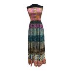 Phuti Collection HİNDİSTAN İPEĞİ STRAPLEZ ELBİSE Çok Renkli Standart