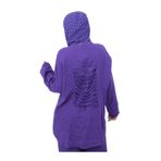 Phuti Collection İTALYAN KETEN TARZ CEKET MOR Standart