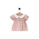Phuti Collection Müslin Bebek Elbise Pembe 9-12 Ay