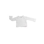 Phuti Collection Müslin Unisex bebek Hastane Çıkışı Kruveze Ceket KIRIK BEYAZ 0-3 AY