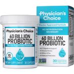Physician's Choice Probiotics 60 Billion Cfu - 10 Strains + Organic Prebiotics - Immune, Digestive & Gut Health 30 Capsul