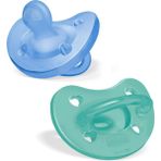 Physioforma Soft 2'li Silikon Emzik 6-16 Ay Erkek - 6 - 16 Ay - Mavi - Yeşil