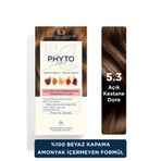Phyto Color Amonyaksız Kalıcı 5.3 Açık Kestane Dore Doğal İçerikli Bitkisel Saç Boyası