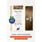 Phytocolor 8 Sarı Amonyaksız Kalıcı Bitkisel Saç Boyası ile Canlı Renkler ve Uzun Süre Kalıcı Etki - Açık Sarışın