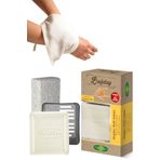 Phytoflora Buğday Sabunu Ve Banyo Kesesi, Katı Sabunluk