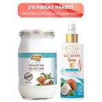 Phytoflora Soğuk Sıkım Katı Hindistan Cevizi Yağı Ve Yıpranmış Kuru Saçlar Için Saç Bakım Spreyi